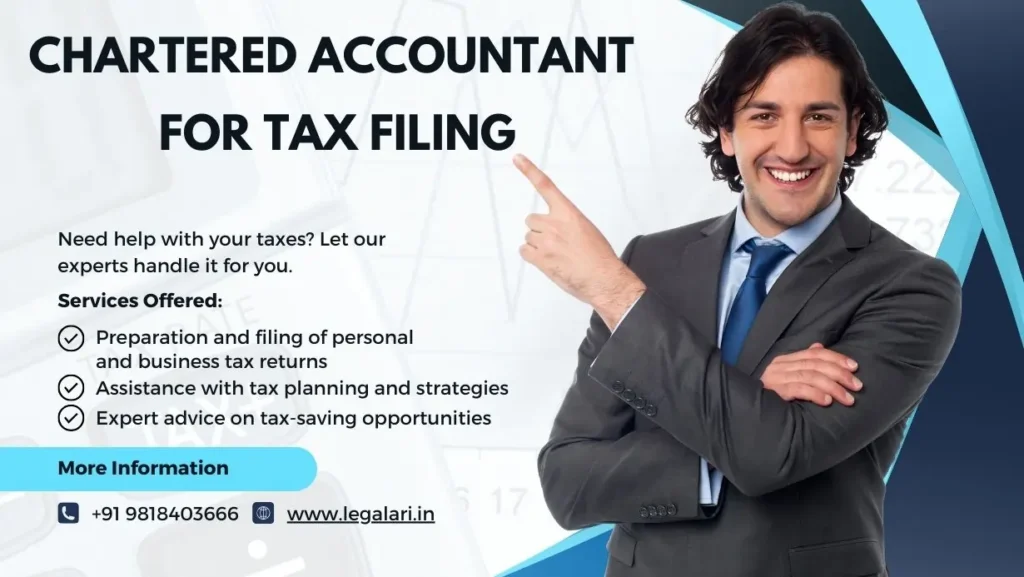 chartered accountant for tax filing​
